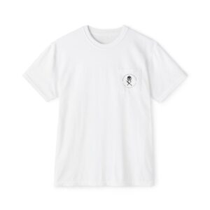 Comfort colors pocket tee logo